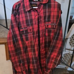 Men's Red Plaid Jacket